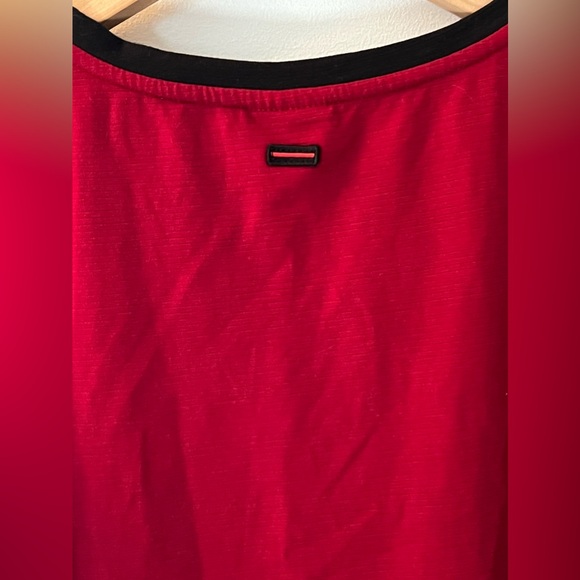 FUBU | Vintage Y2K Red and Black Streetwear Mini Dress - Size Large - Picture 8 of 10